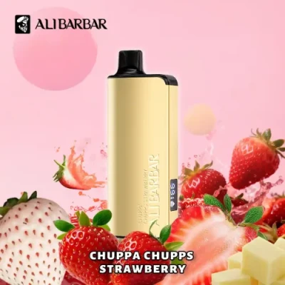 Chuppa Chupps Strawberry - ALIBARBAR INGOT 9000 Puffs